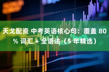 天戈配资 中考英语核心句：覆盖 80% 词汇 + 全语法（5 年精选）